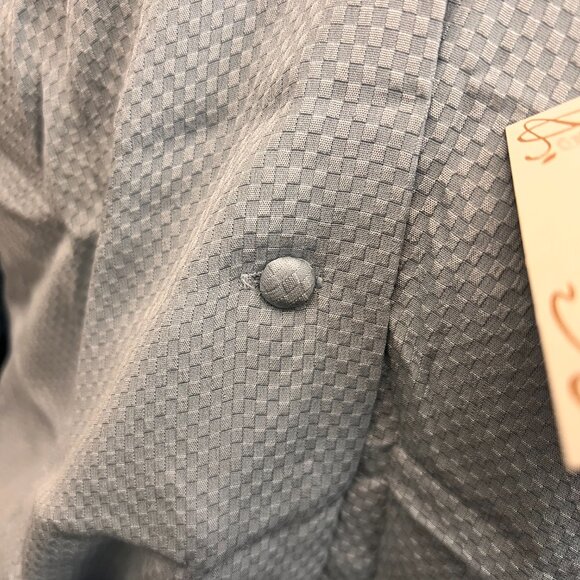 NEW Treesha Silk Sleep Shirt Blue Loungewear Sz M - Picture 4 of 12